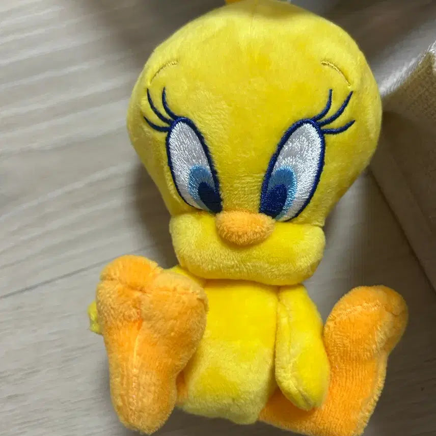 [BUNJANG] Looney Tunes Tweety Bird Plush Keychain / 루니툰 트위티 인형 키링