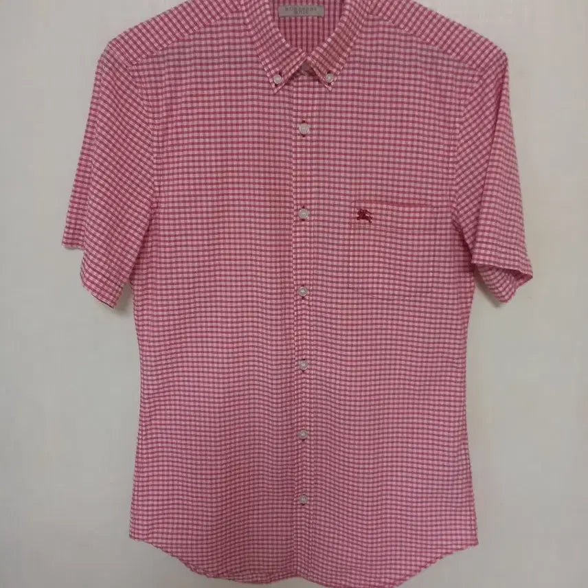 [BUNJANG] Burberry Checkered Shirt Slim 95 / 버버리 체크셔츠 날씬 95