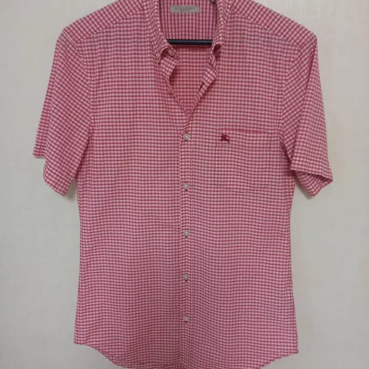 [BUNJANG] Burberry Checkered Shirt Slim 95 / 버버리 체크셔츠 날씬 95