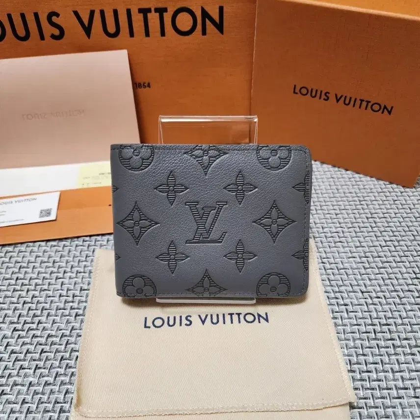 [BUNJANG] Louis Vuitton Multiple Wallet Anthracite Calfskin / 루이비통 멀티플 월릿
