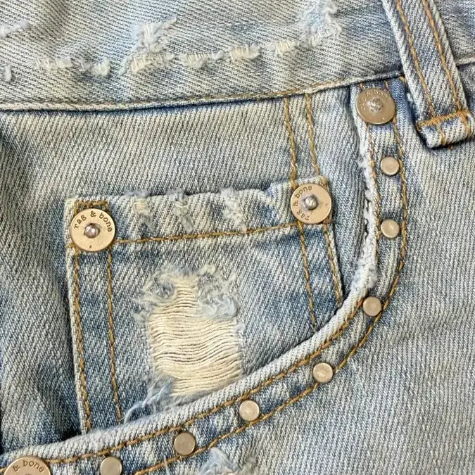 [BUNJANG] Rag &amp; Bone Distressed Denim Cut-off Shorts / 랙앤본 Rag &amp; Bone 데님 숏팬츠 26인치 정가 36만원대 디테일이
