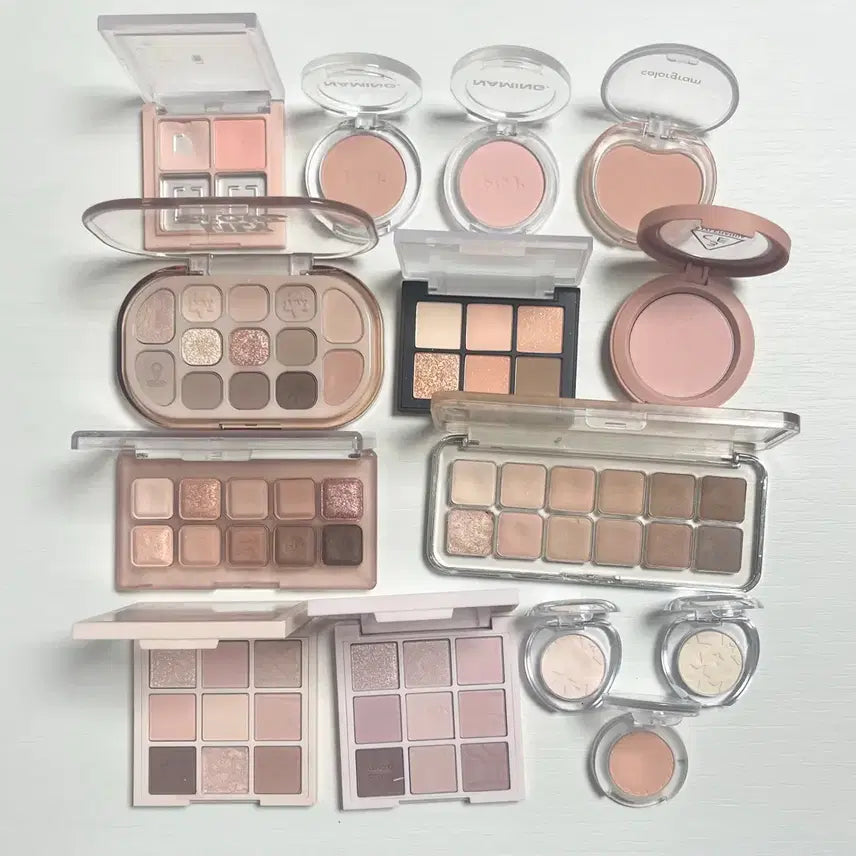 [BUNJANG] Lilybyred Shadow Palette &amp; Blusher, Clio, Holika Holika, Dinto, 3CE, Naming, Colorgram, Etude, Rom&amp;nd / 섀도우팔레트 블러셔 아몬드밀크 라떼는선임 로즈다이얼 베이글 모노핑크