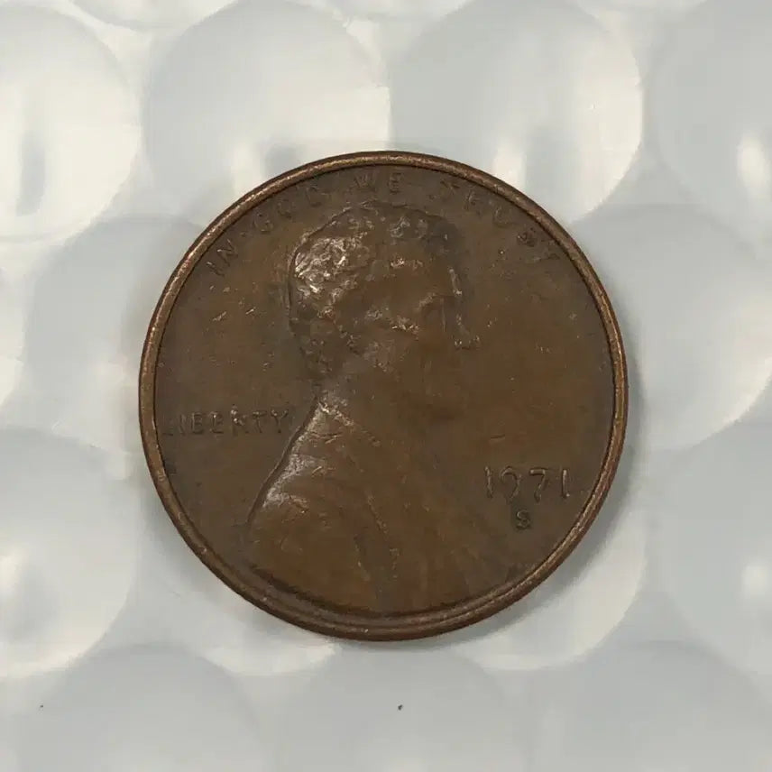 [BUNJANG] 1971 United States Lincoln Cent Coin / 1971년 미국 링컨 1센트 동전 D280