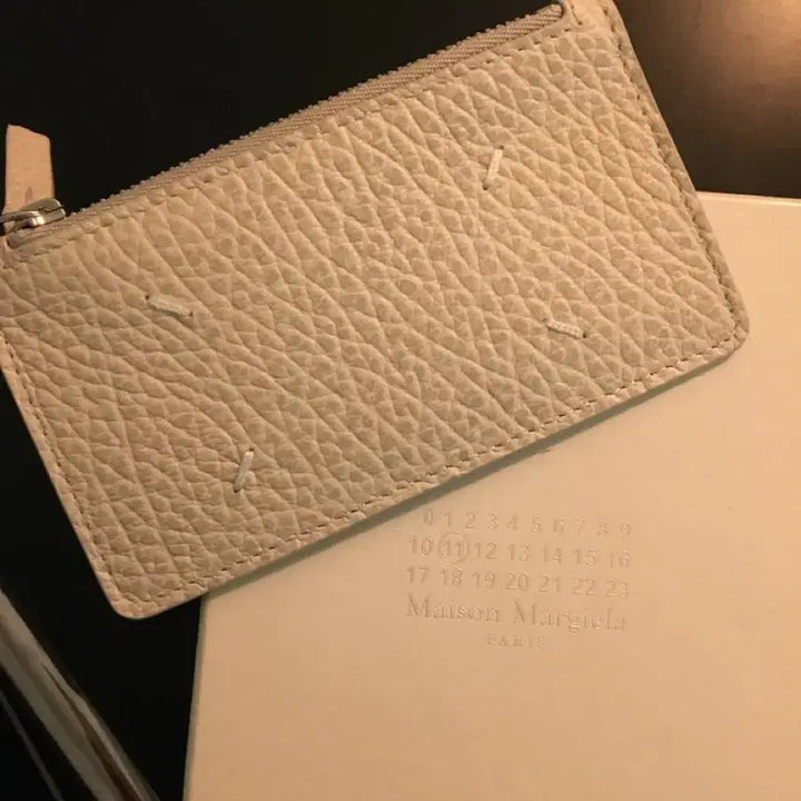 [BUNJANG] Maison Margiela Four Stitches Zip Cardholder Calf Leather / 메종 마르지엘라 카드지갑 (새상품
