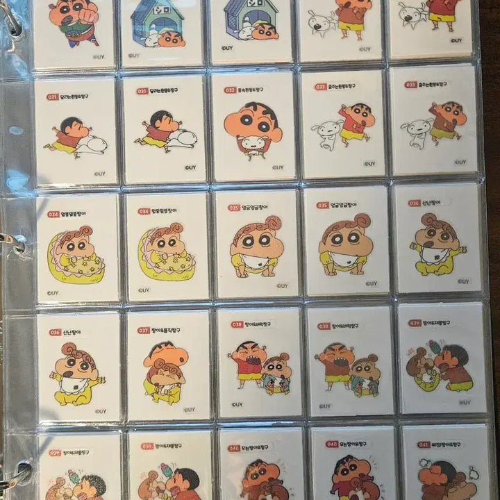 [BUNJANG] Crayon Shin-chan Full Set Jelly Seal Sticker / 짱구 젤리씰 전종 띠부 띠부씰 띠부띠부씰