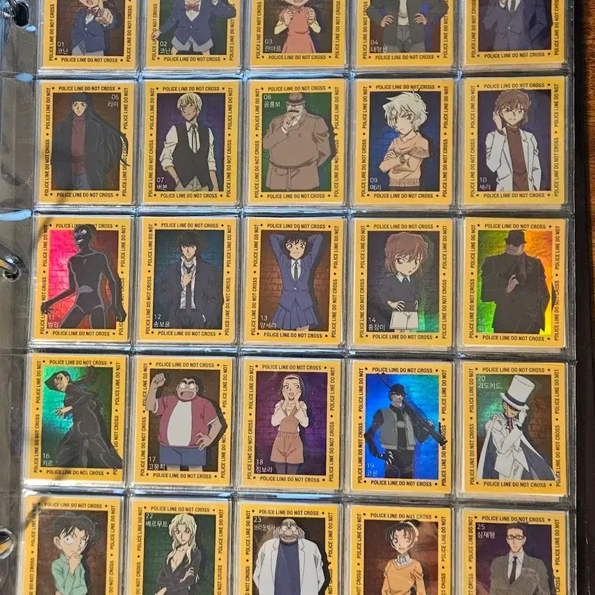 [BUNJANG] Detective Conan Season 1 Full Set 25 Types of Stickers / 코난 1기 전종 띠부 띠부씰 띠부띠부씰