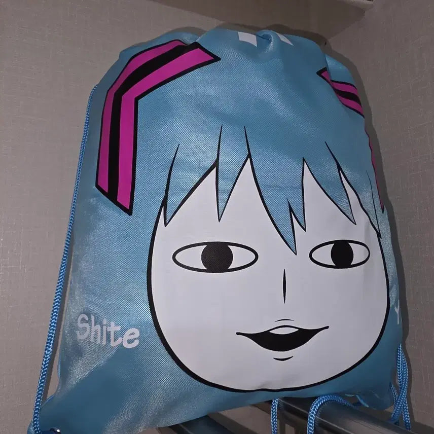 [BUNJANG] Hatsune Miku Shiteyanyo String Bag Gym Sack Project Diva Vocaloid / 하츠네 미쿠 시테양요 스트링백 짐색 프로젝트 디바 보카로 보컬로이드