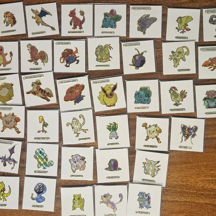 [BUNJANG] Pokemon Hologram Sticker Tteubiseal / 포켓몬 홀로그램 스티커 띠부 띠부씰 띠부띠부씰
