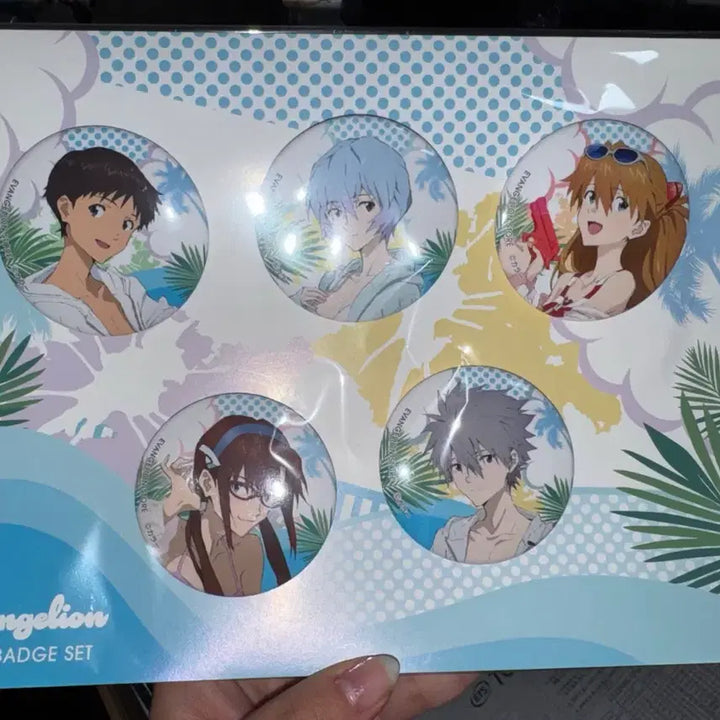 [BUNJANG] Evangelion Store Summer Can Badge Set / 에반게리온스토어 여름 캔뱃지 세트