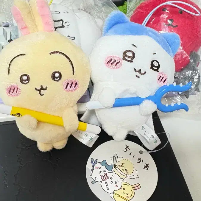 [BUNJANG] Hachware &amp; Usagi "Monster Hunter" Mascot Keychain / 하치와레 우사기 토벌 마스코트