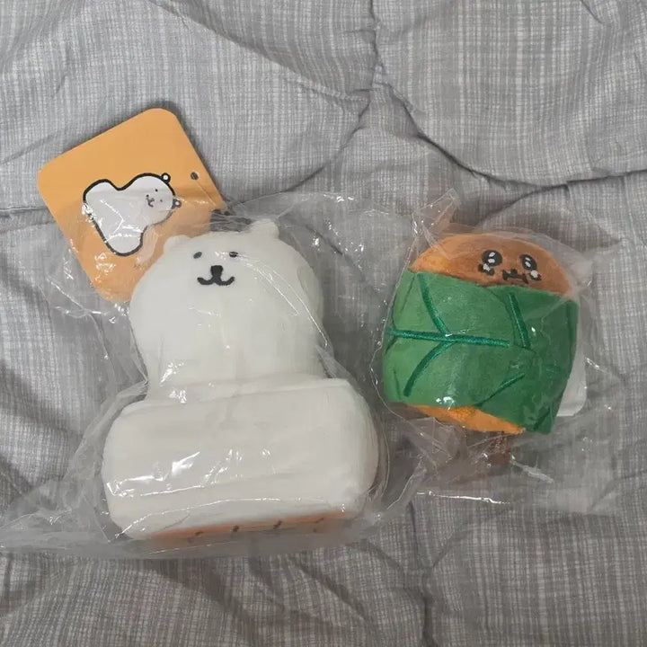 [BUNJANG] Bundle Set of Sealed Plush Toys (Nongdamgom, Mochigom, Dol Dol Mal Rin Goroke Duduji) / 일괄) 미개봉 농담곰 모찌곰 돌돌말린 고로케두더지 인형 누이