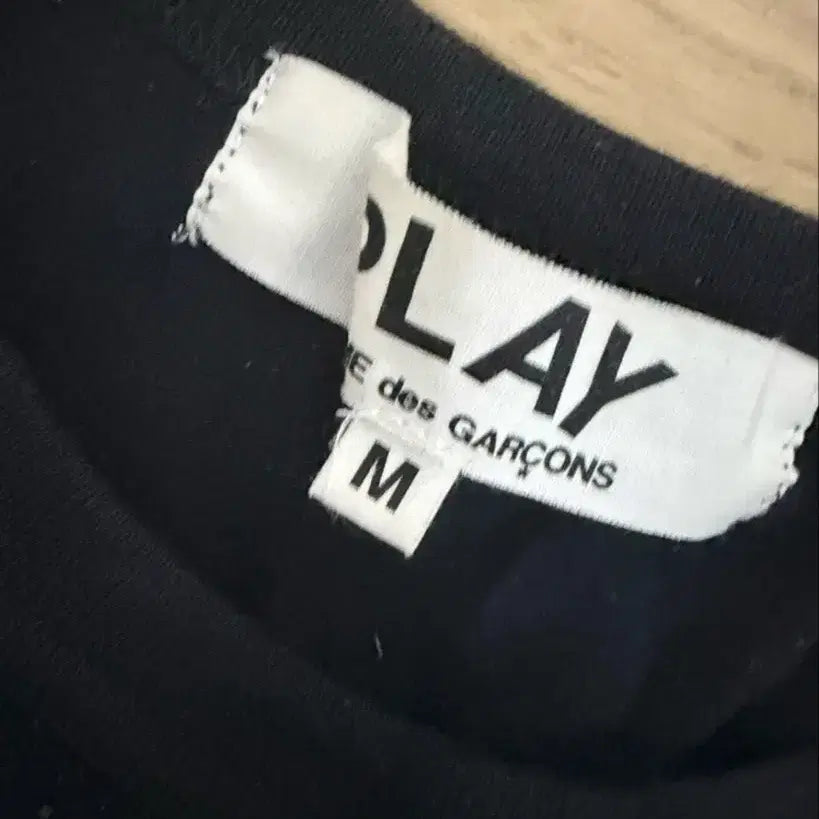 [BUNJANG] Comme des Garçons Play Long Sleeve T-Shirt Black M / 꼼데가르송 플레이 롱슬리브 블랙 M
