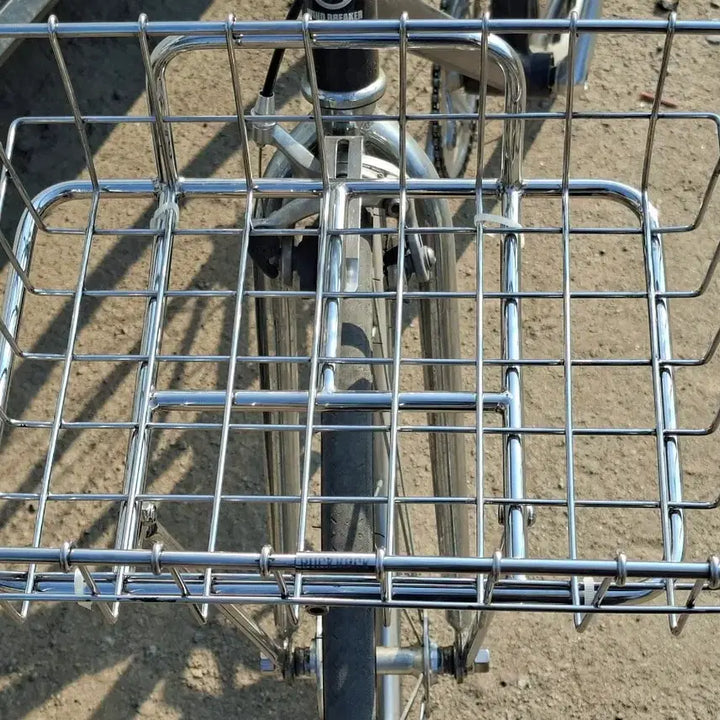 [BUNJANG] LUG RACK Stainless Steel Bicycle Basket + Stand / 럭랙 자전거 바구니+ 스탠드