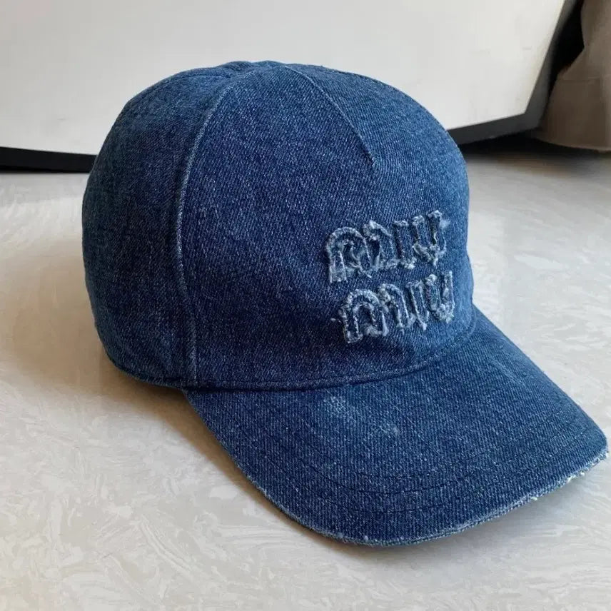 [BUNJANG] Miu Miu Denim Baseball Cap / 미우미우 데님 볼캡