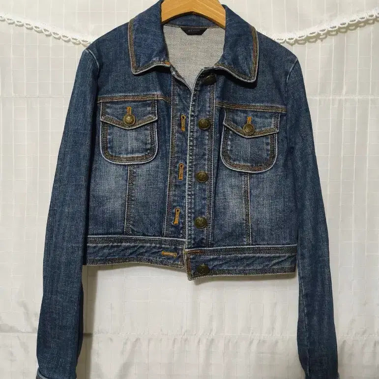 [BUNJANG] Aenok Cropped Short Denim Jacket Vintage / 빈티지새제품! 애녹 크롭 숏청자켓.