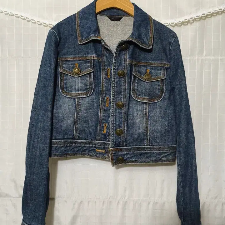 [BUNJANG] Aenok Cropped Short Denim Jacket Vintage / 빈티지새제품! 애녹 크롭 숏청자켓.