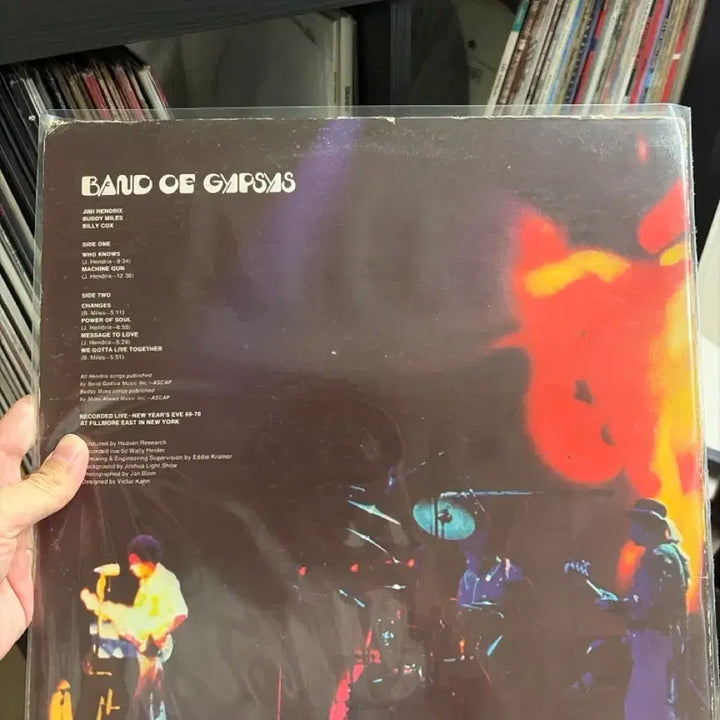 [BUNJANG] Jimi Hendrix Band of Gypsys 1st US Pressing LP / 지미 헨드릭스 - Band of Gypsys (미국초판) 1st us