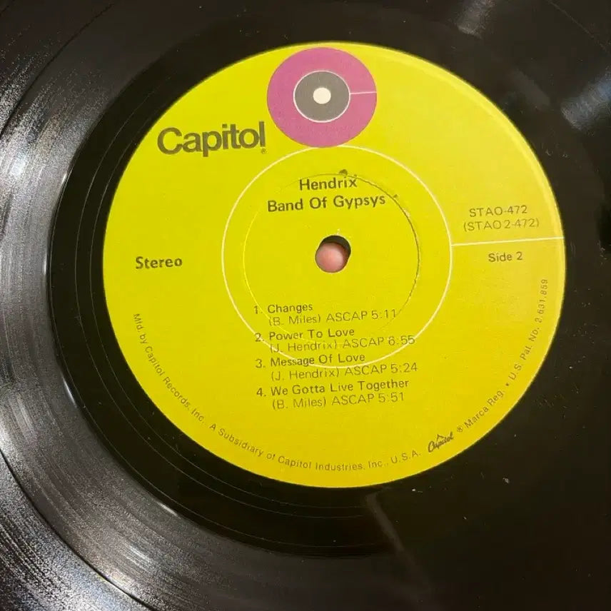 [BUNJANG] Jimi Hendrix Band of Gypsys 1st US Pressing LP / 지미 헨드릭스 - Band of Gypsys (미국초판) 1st us