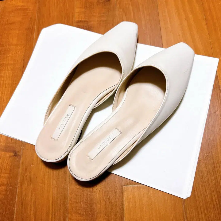 [SOLD OUT] 모던로브 실크 머메이드 롱스커트, 아이보리 슬리퍼 단화 뮬