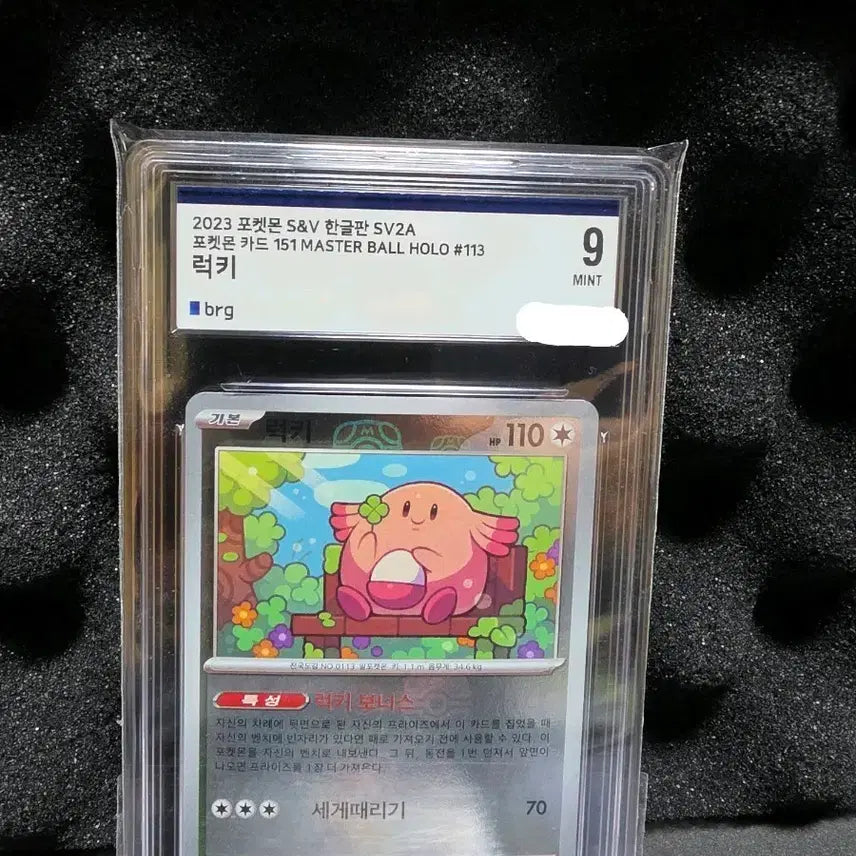 [BUNJANG] 2023 Pokémon Card 151 Master Ball Holo Lucky Graded 9 / 2023 포켓몬 카드 151 럭키 마스터볼 홀로 brg9