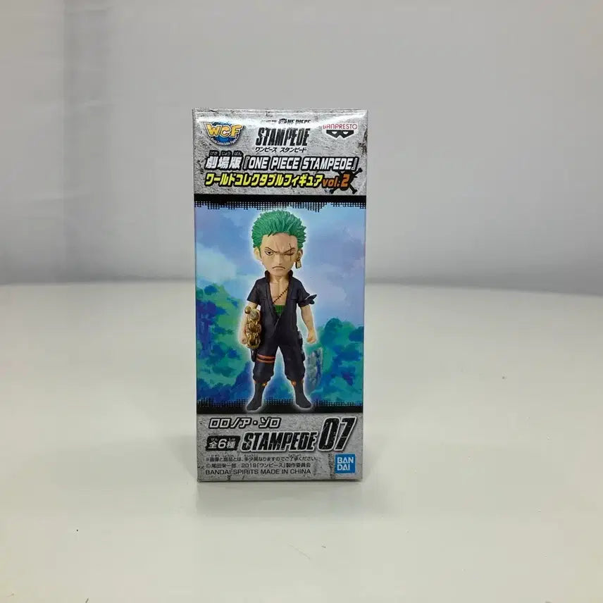 [BUNJANG] One Piece Stampede World Collectable Figure Vol. 2 Zoro (Sealed) / [미개봉] 원피스 스탬피드 월콜 vol.2 조로