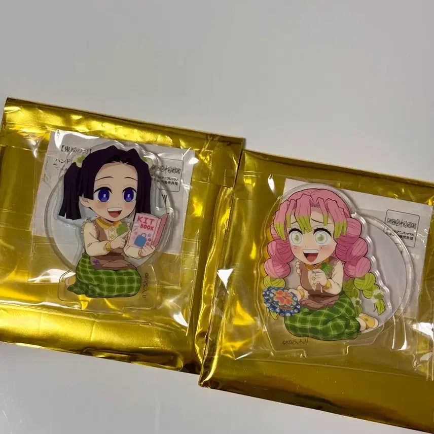 [BUNJANG] Demon Slayer Handmade Acrylic Stand Mitsuri &amp; Aoi / 귀멸의칼날 핸드메이드 아크릴 스탠드 미츠리, 아오이