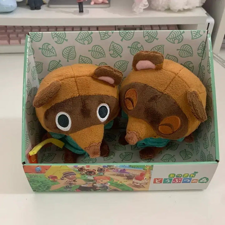 [BUNJANG] Animal Crossing "Dondoko &amp; Momotaro" Plush Set / 동물의숲 콩돌 밤돌 인형 세트