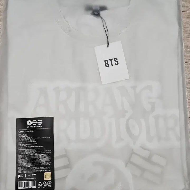[BUNJANG] BTS Arirang Tour T-Shirt Gray L / 미개봉)BTS 방탄소년단 아리랑 투어 티셔츠 그레이 L ARIRANG