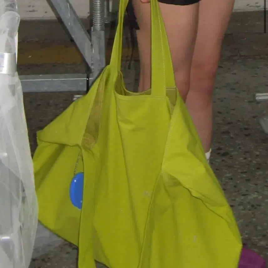 [BUNJANG] Pote 3-Way Crossbody Bag - Lime / 포테 3웨이 크로스백 라임컬러