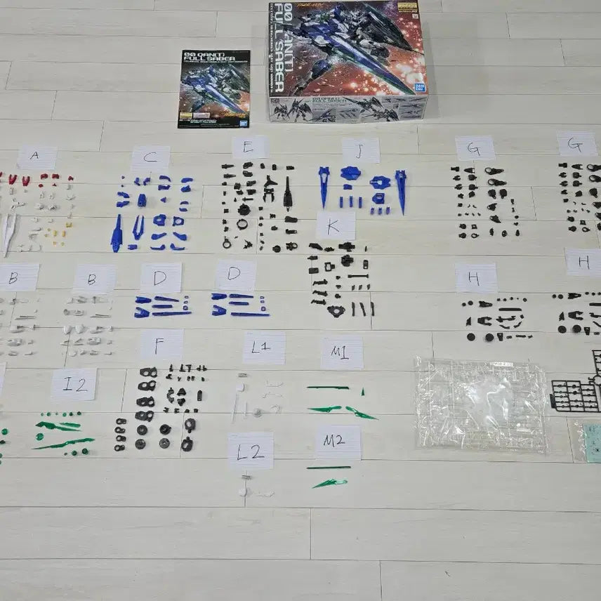 [BUNJANG] MG 1/100 00 Qan[T] Full Saber Model Kit / MG 더블오 퀀터 풀세이버