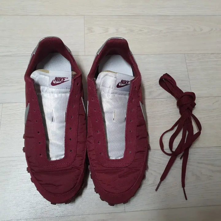 [BUNJANG] Nike Waffle Racer Burgundy Silver Vintage / 나이키 와플레이서 버건디 실버 빈티지