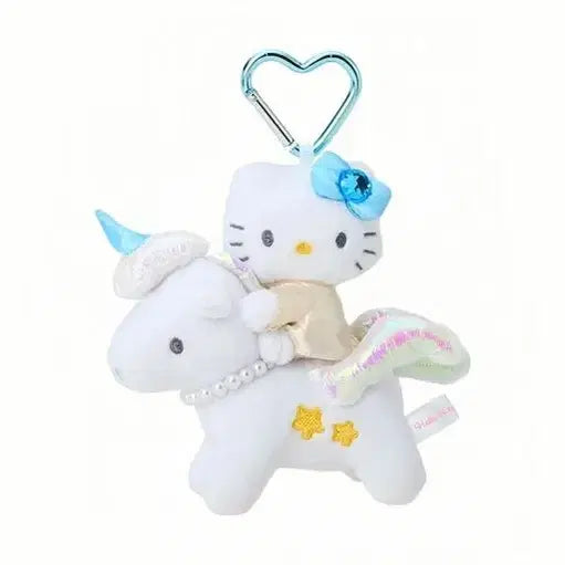 [BUNJANG] Sanrio Hello Kitty Fantasy Mascot Heart Carabiner Keychain Unicorn / 산리오 헬로키티 판타지 마스코트 하트 카라비너 키홀더 유니콘