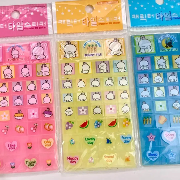 [BUNJANG] Vintage Tile Stickers - Set of 9 / 고전 타일스티커 9종 일괄