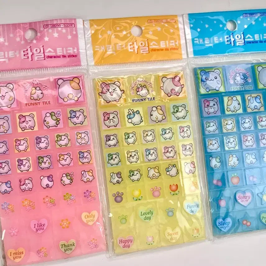 [BUNJANG] Vintage Tile Stickers - Set of 9 / 고전 타일스티커 9종 일괄