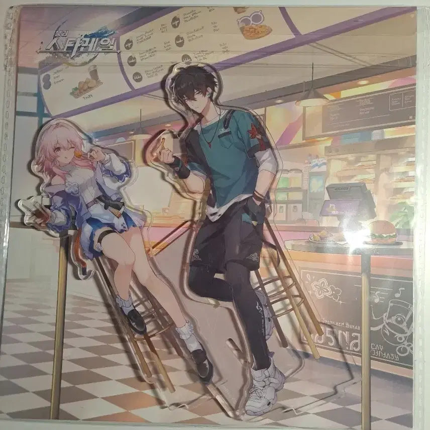 [BUNJANG] Honkai: Star Rail Buche Chicken Collaboration Acrylic Stand / 붕괴 스타레일 (부어 치킨 콜라보) 아크릴 스탠드