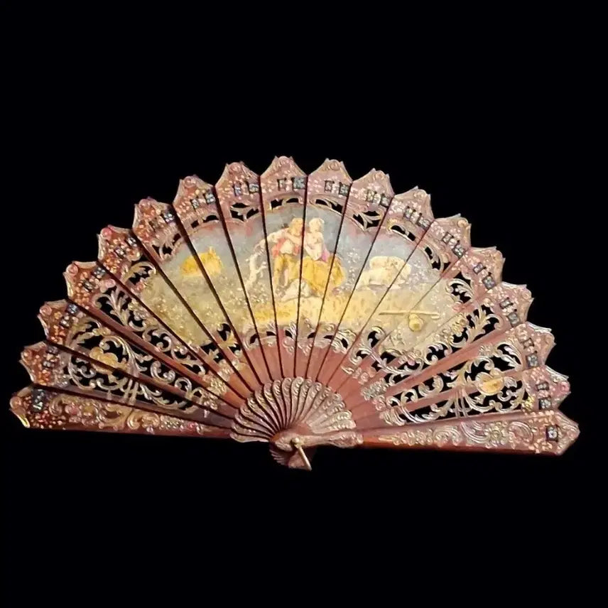 [SOLD OUT] 앤틱 명화 장식 부채
