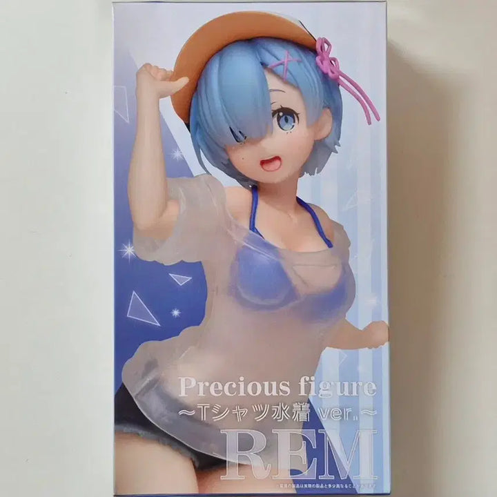 [BUNJANG] Taito Re:Zero Precious Figure Rem T-Shirt Swimsuit Ver. / 타이토 [리제로] 프리셔스 피규어 -렘 T셔츠 수영복 Ver.