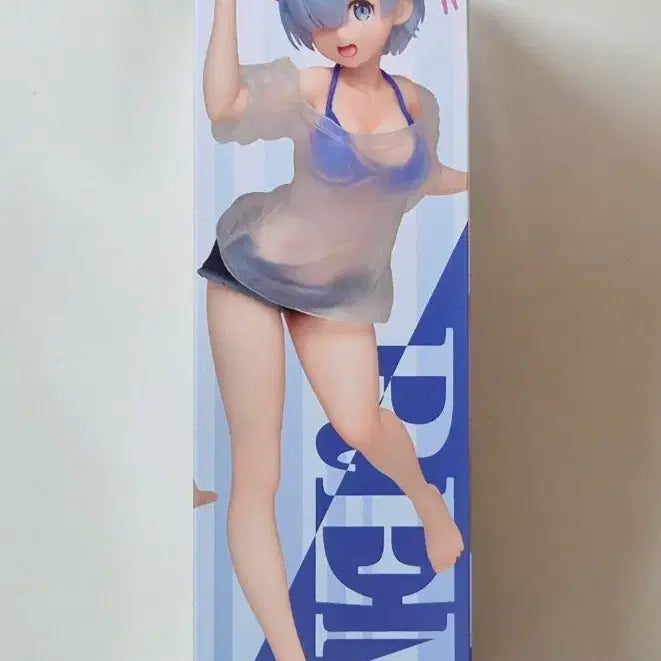 [BUNJANG] Taito Re:Zero Precious Figure Rem T-Shirt Swimsuit Ver. / 타이토 [리제로] 프레셔스 피규어 -렘 T셔츠 수영복 Ver.