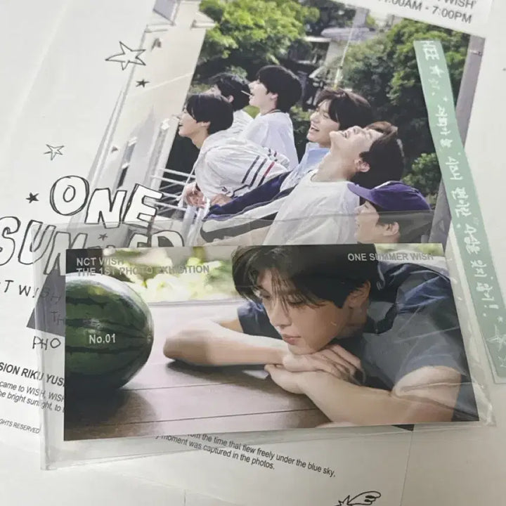 [BUNJANG] NCT WISH ONE SUMMER WISH Exhibition Admission Ticket / 엔시티 위시 원썸머위시 ONE SUMMER WISH 전시회 입장 티켓
