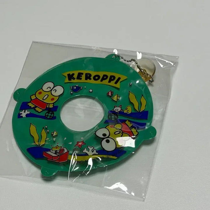 [BUNJANG] Classic Enyart Keroppi Tube Suction Cup Keyring / 고전 영아트 케로피 튜브 큐방 키링