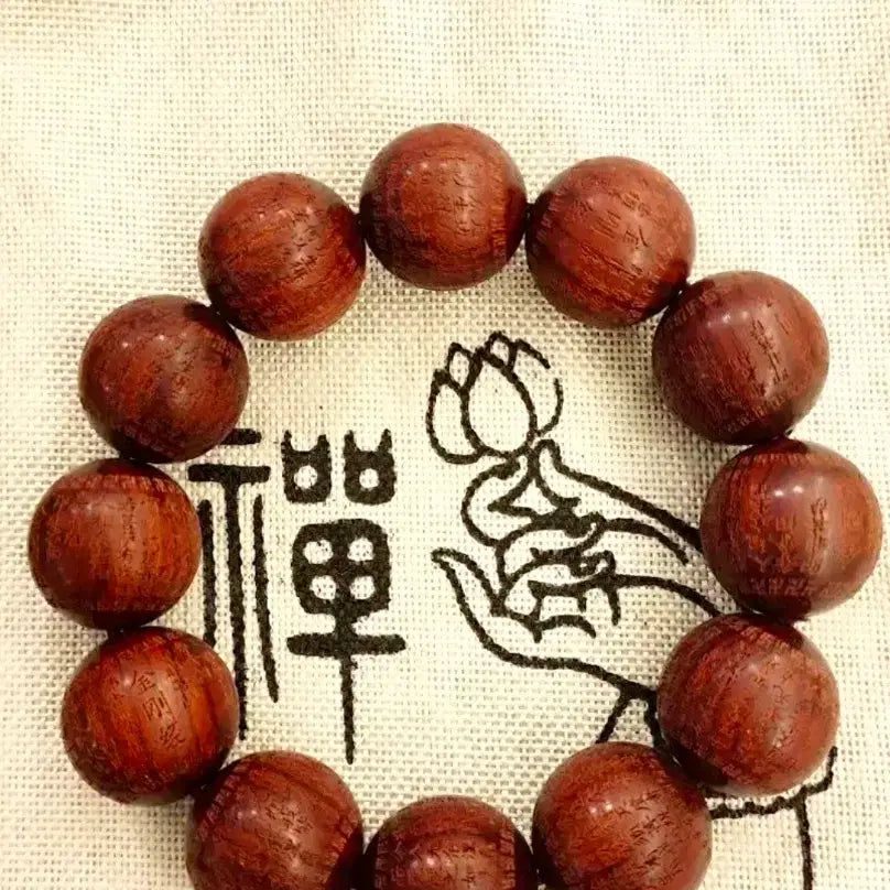 [BUNJANG] Buddhist Vajracchedikā Prajñāpāramitā Prayer Beads 20mm / 불교 금강반야경 침수급 혈단 염주 20mm