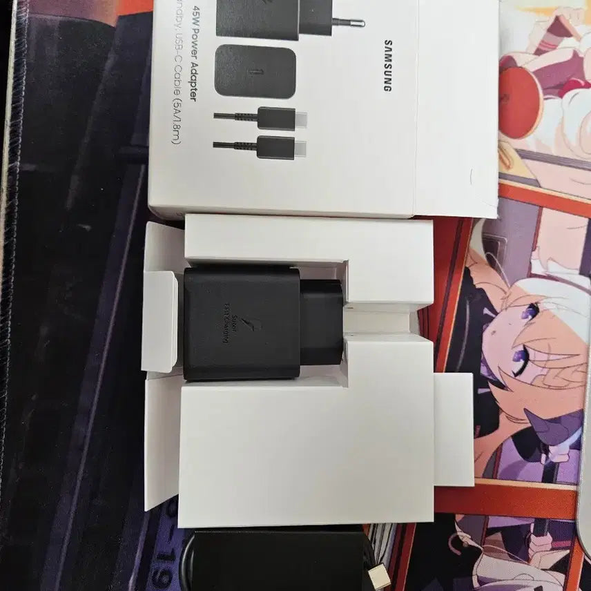 [BUNJANG] Samsung 45W Genuine Super Fast Charger &amp; Cable Set / 삼성 45w 정품 초고속 충전기 케이블 세트 팝니다