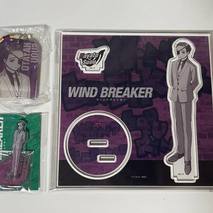 [BUNJANG] Wind Breaker Suo Hayato Original Art Suit Acrylic Stand Bundle Set / 일괄) 윈브레 스오 하야토 원화 정장 아크릴