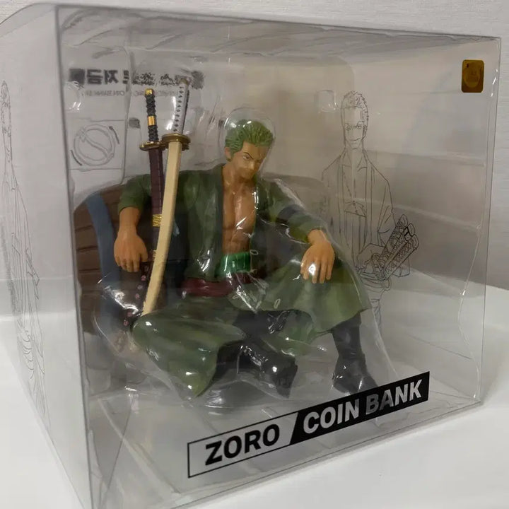 [BUNJANG] One Piece Zoro Figure Coin Bank / 원피스 조로 피규어 저금통