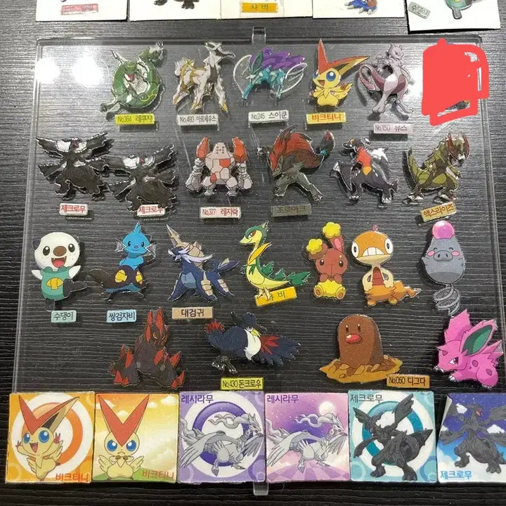 [BUNJANG] Vintage Pokemon Stickers Bundle Set / 구버전 옛날 포켓몬 띠부씰 일괄
