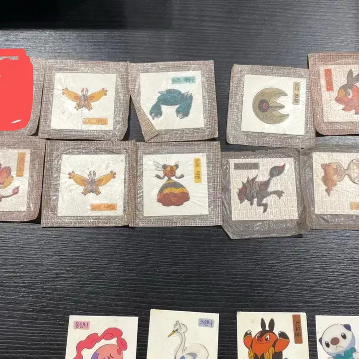 [BUNJANG] Vintage Pokemon Stickers Bundle Set / 구버전 옛날 포켓몬 띠부씰 일괄