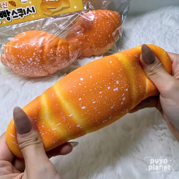[BUNJANG] Puyo Planet Salt Bread Squishy Toy / 뿌요행성 소금빵 스퀴시 촉감놀이 말랑이 쫀득 클레이 슬랑이