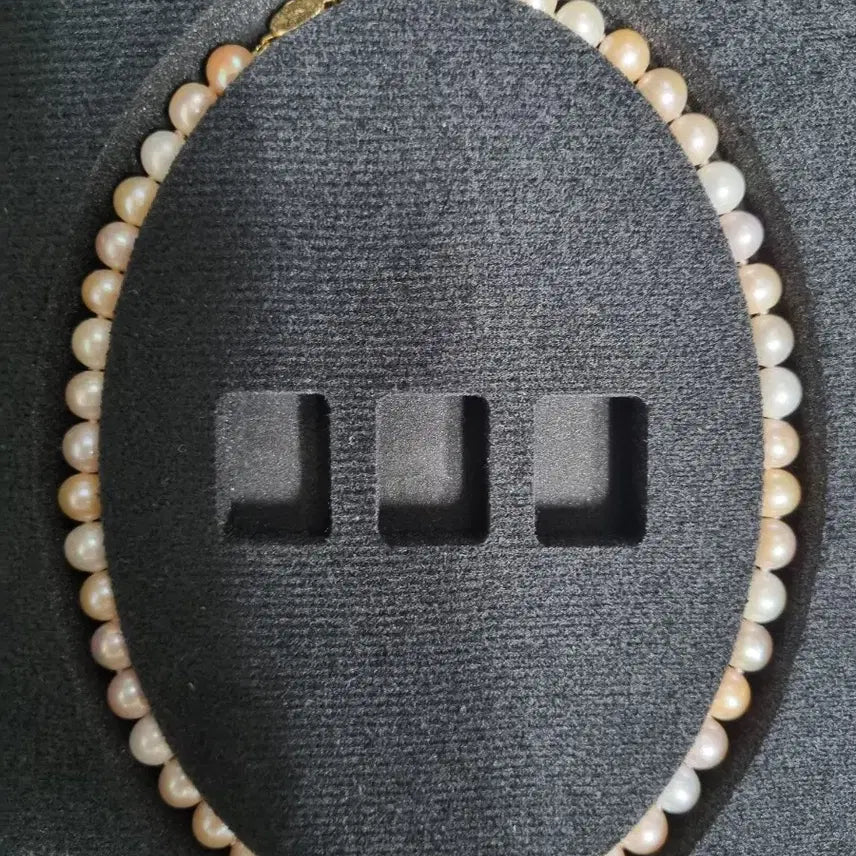 [BUNJANG] 8mm Freshwater Pearl Necklace / 8mm 멀티 담수진주 목걸이
