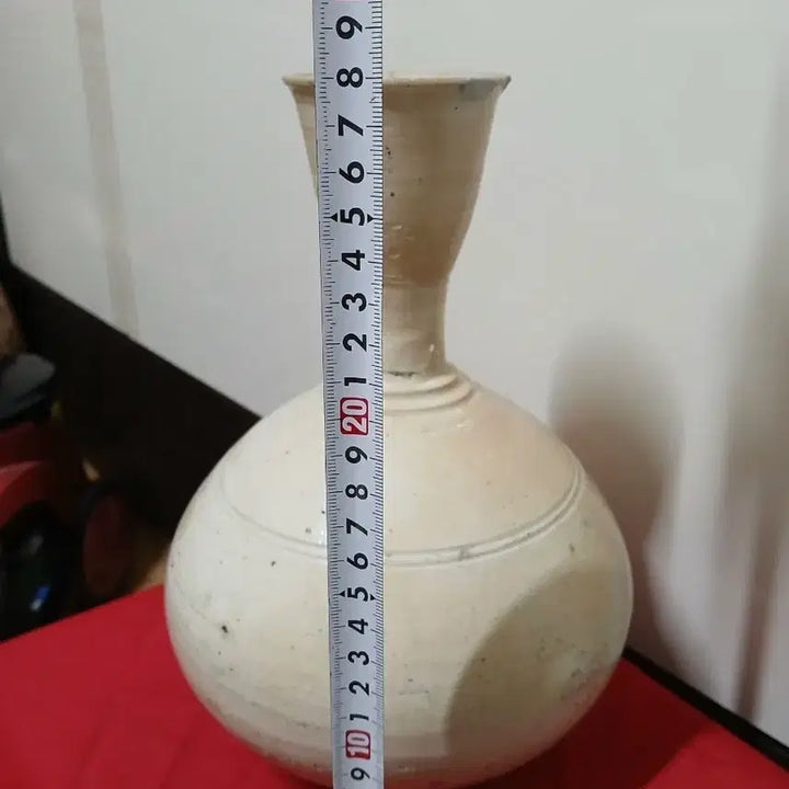 [BUNJANG] Joseon Dynasty Cheongsong White Porcelain Large Vase / 조선 청송 백자