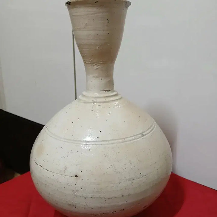 [BUNJANG] Joseon Dynasty Cheongsong White Porcelain Large Vase / 조선 청송 백자